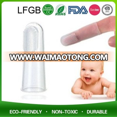 Wholesale 2017 Food Grade Silicone Baby & Infant Finger Tooth Brush