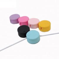 Earphone cable roll Silicone Cleaning Winder