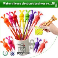 New Creative 3d Cartoon Silicone Children Learning Chopstick Helper Silicone Chopstick Holder